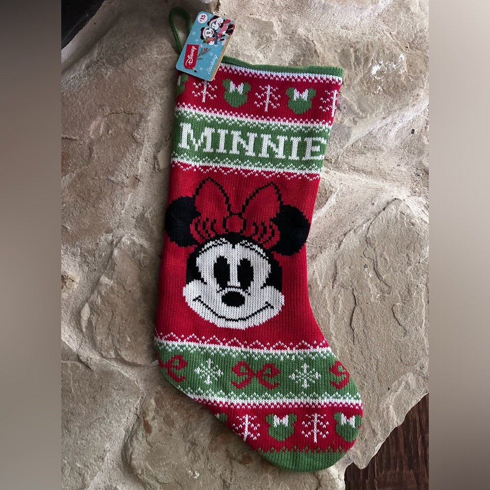 NWT Disney Minnie Mouse Christmas Stocking